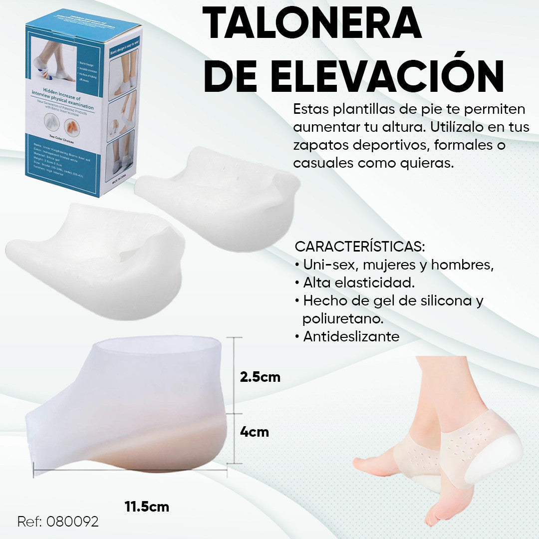 ACABAR CON EL DOLOR - Plantilla ortopédica para el alivio del talón: Protector de espolón óseo